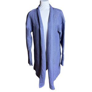 Soft Surroundings open front cardigan periwinkle long length Large